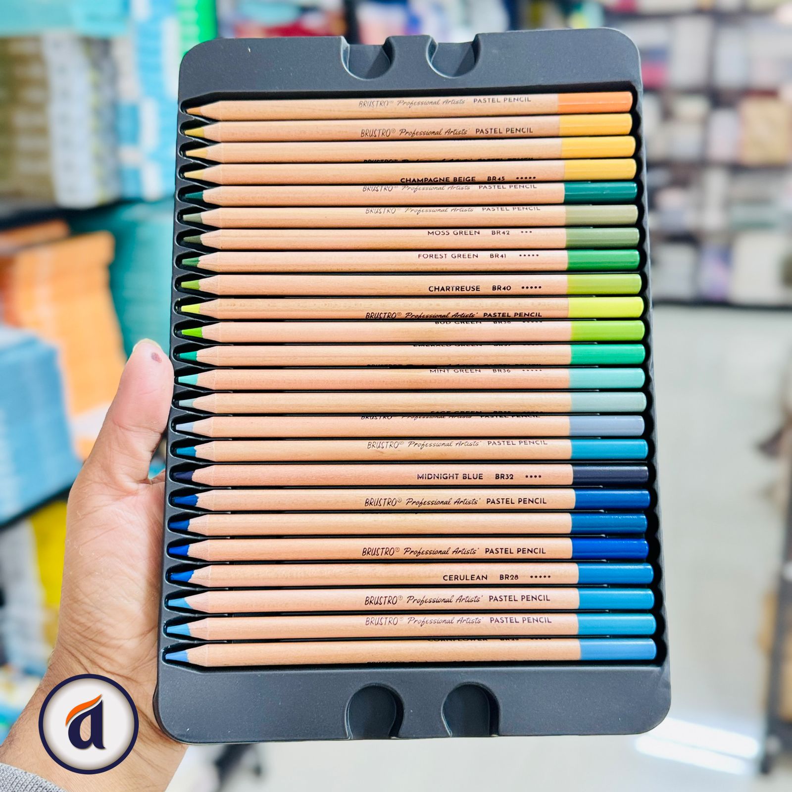 Brustro Professional Artists Pastel Colour Pencils Set 72pc image 3