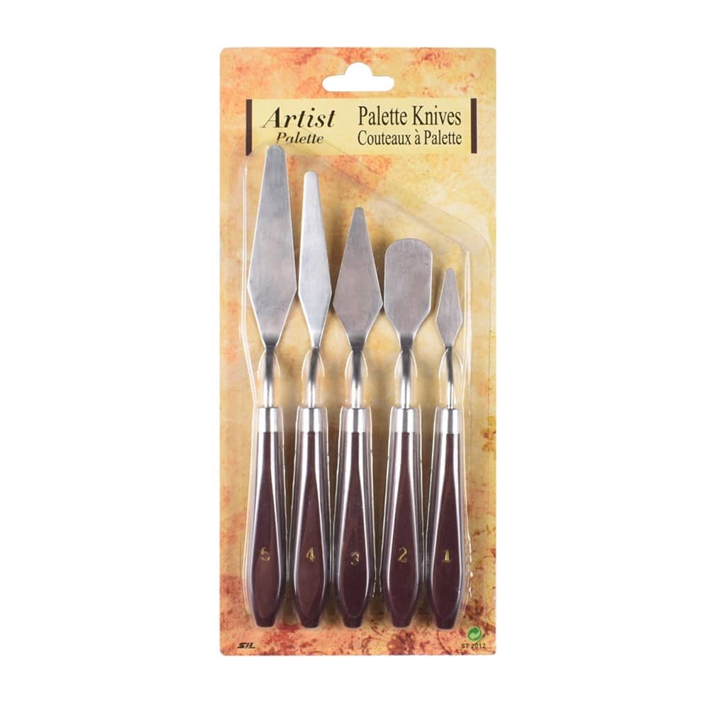 Keep Smiling Artist Palette Knives Set 5pc image 3