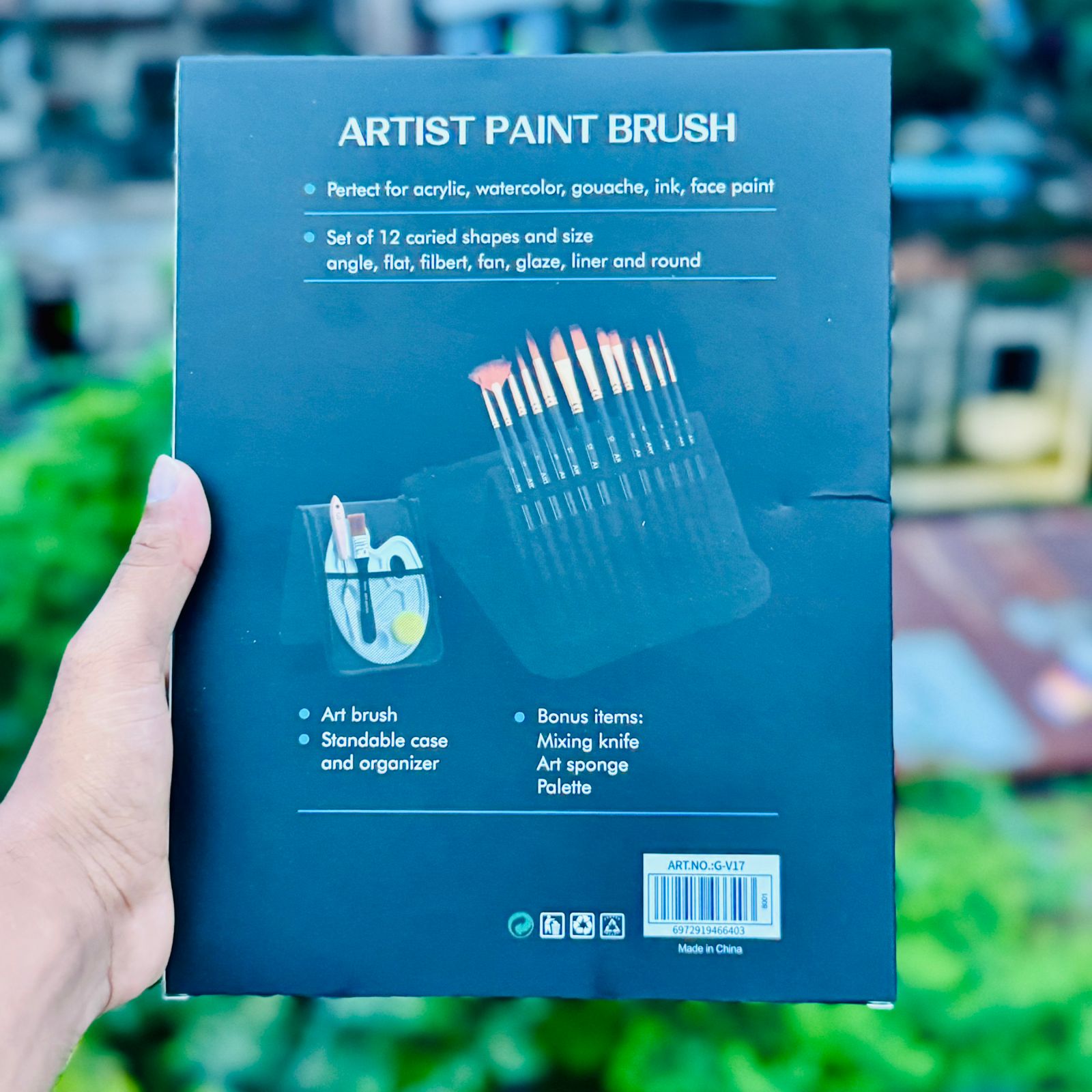 Giorgione Artist Paint Brushes Set 17pack G-V17 image 4