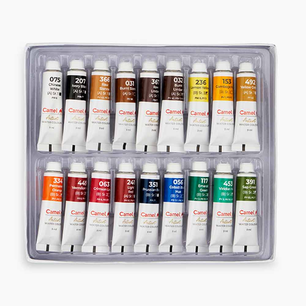 Camel Artist Water Colour Set 9ml 18 Shades image 6