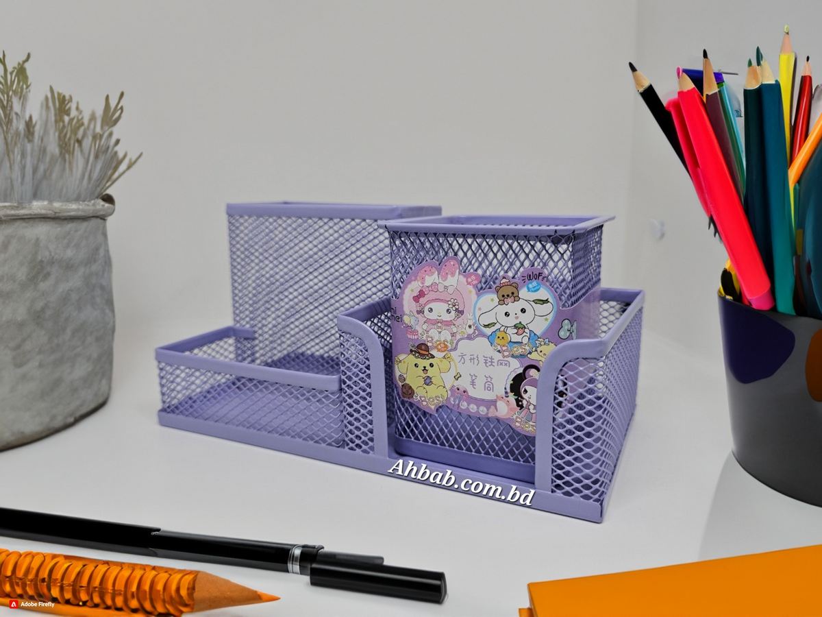 Kawaii Mesh Organizer + Pen Holder image 6