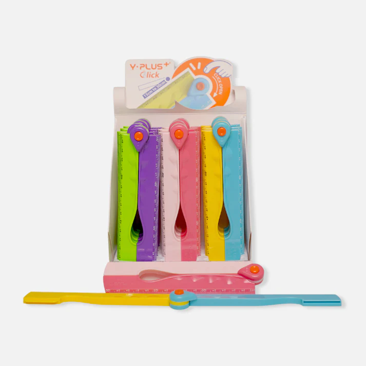 Y-Plus+ Click Ruler 15-30 CM Ruler 1Pes image 4