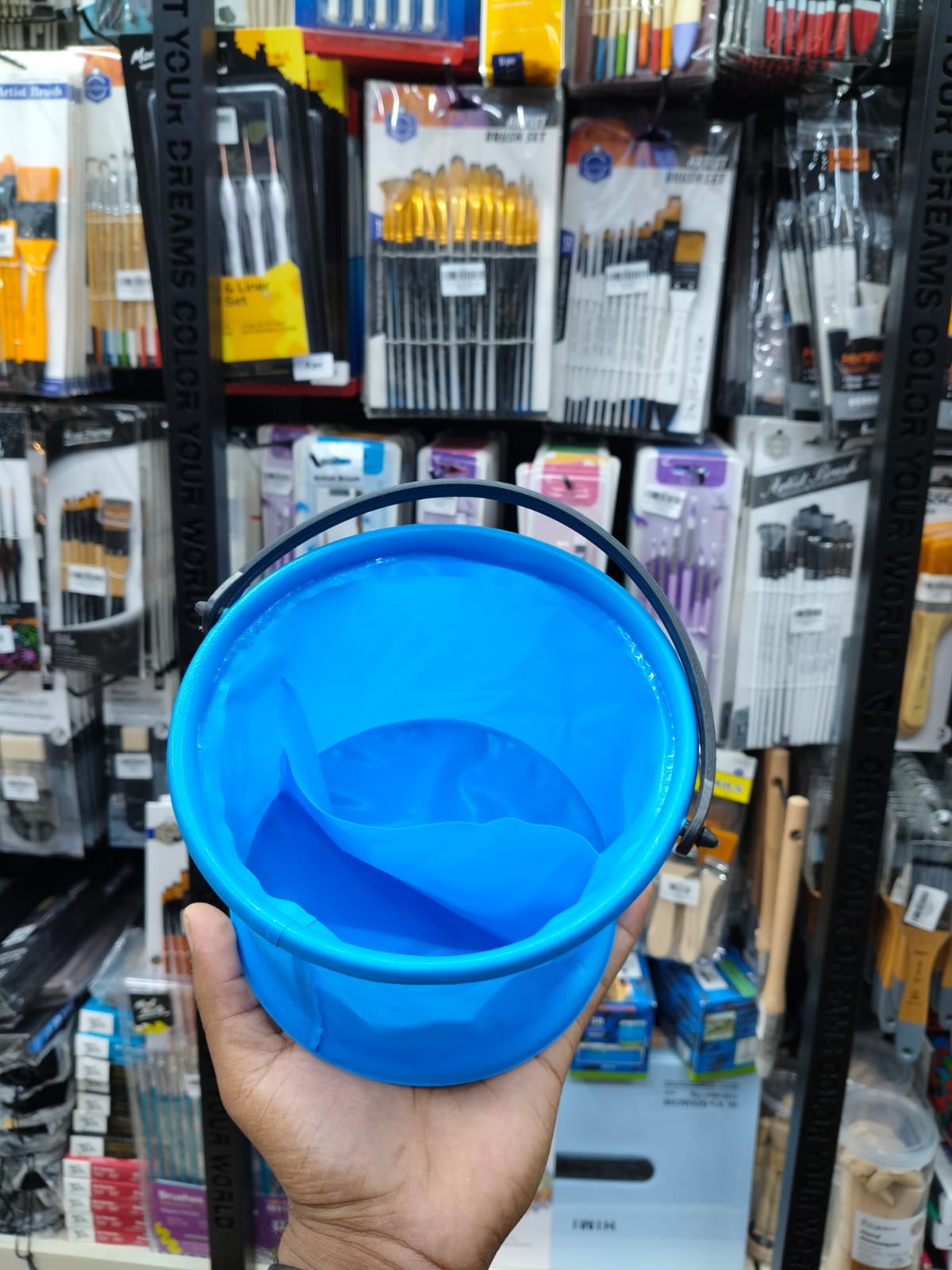 Folding Bucket Soft Silicone Water Pot image 2