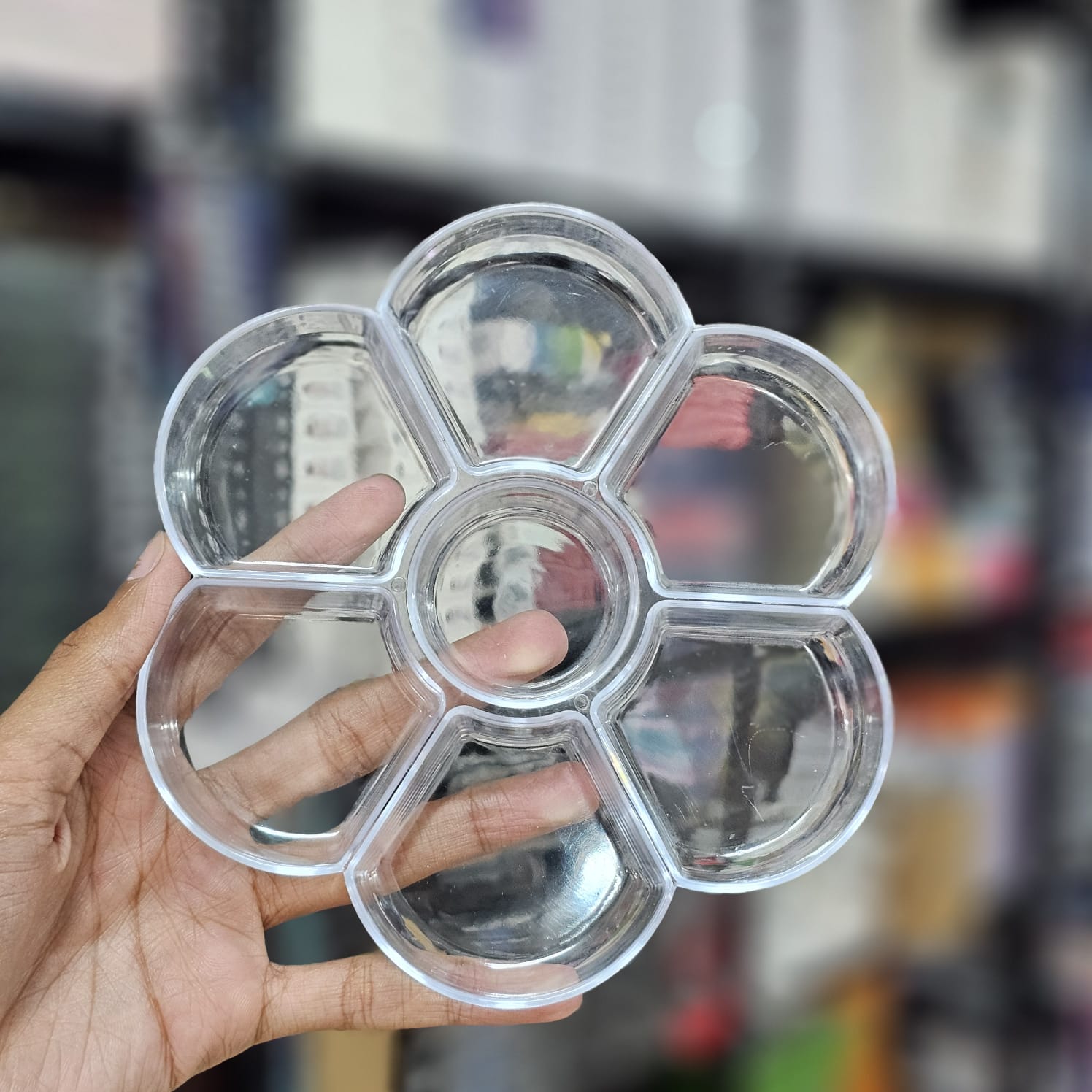 Flower Shape Transparent Colour Palette image 5