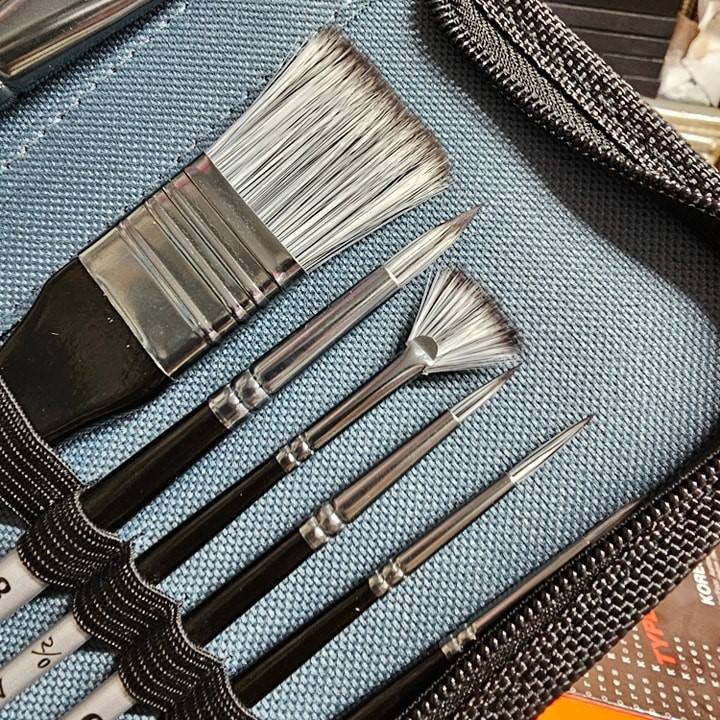 Giorgione Nylon Brush Set Wallet Pack of 13 pcs image 6
