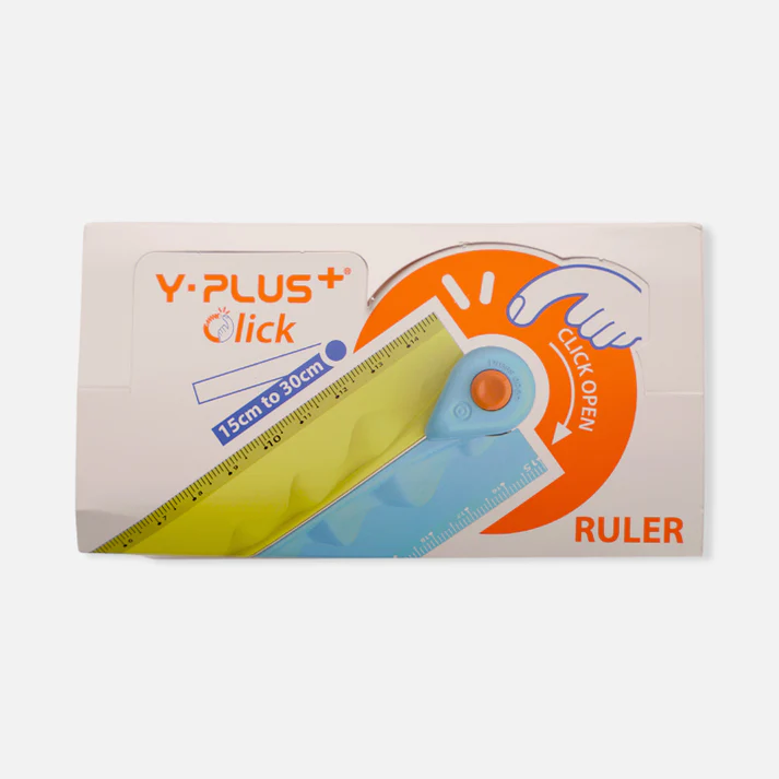 Y-Plus+ Click Ruler 15-30 CM Ruler 1Pes image 2