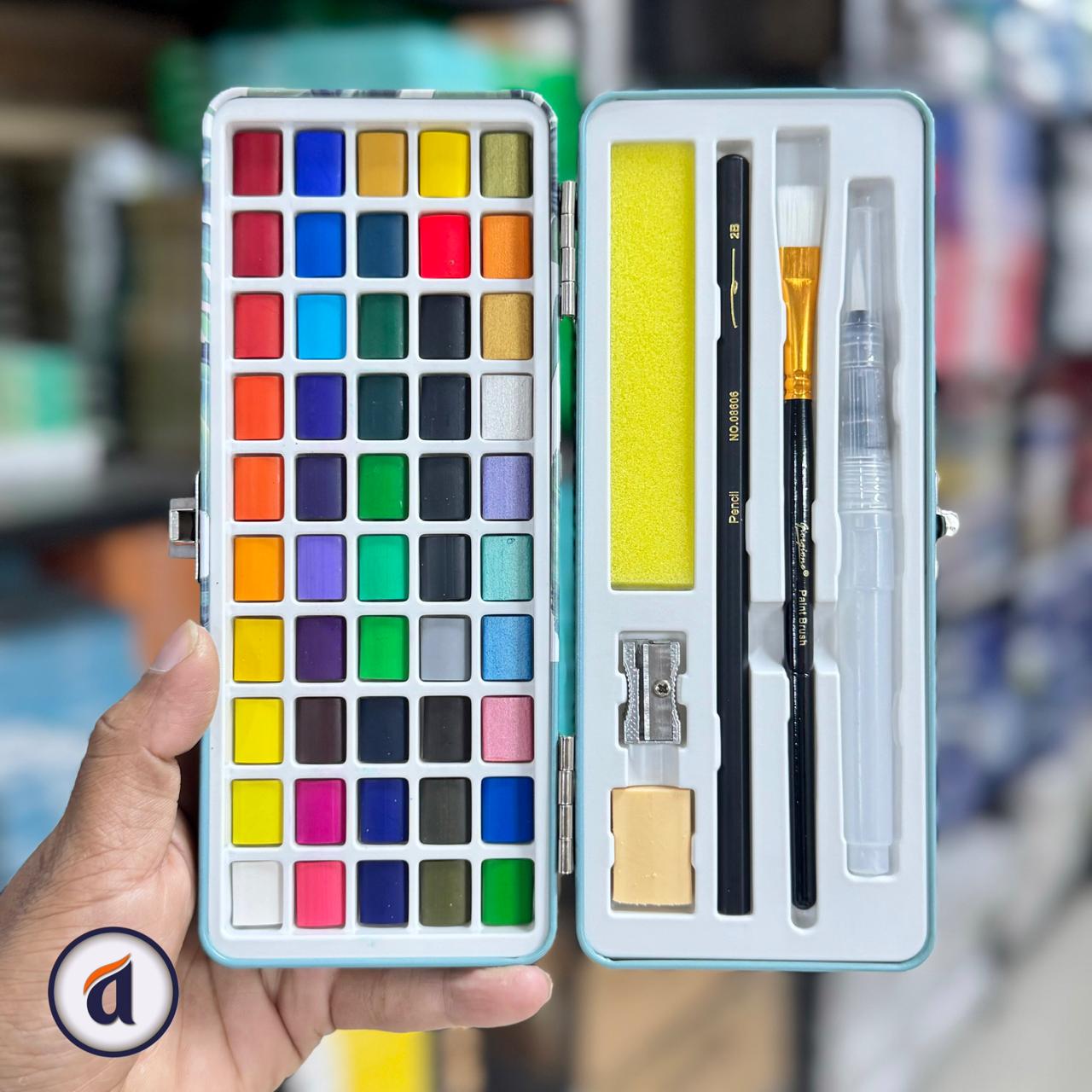 Giorgione Solid Watercolour Paint Set 50pc image 1