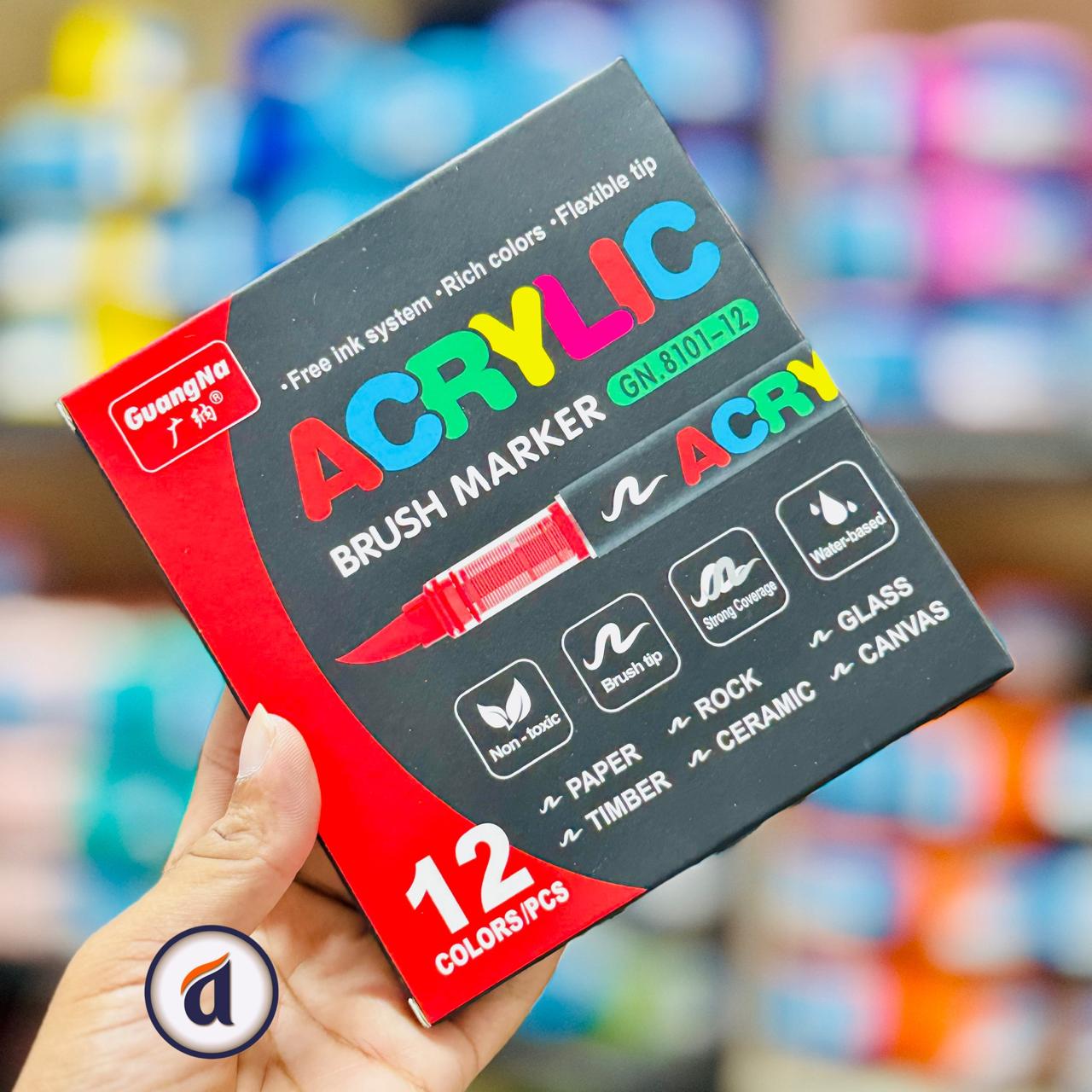 Guangna Acrylic Paint Marker 12 Colour image 2