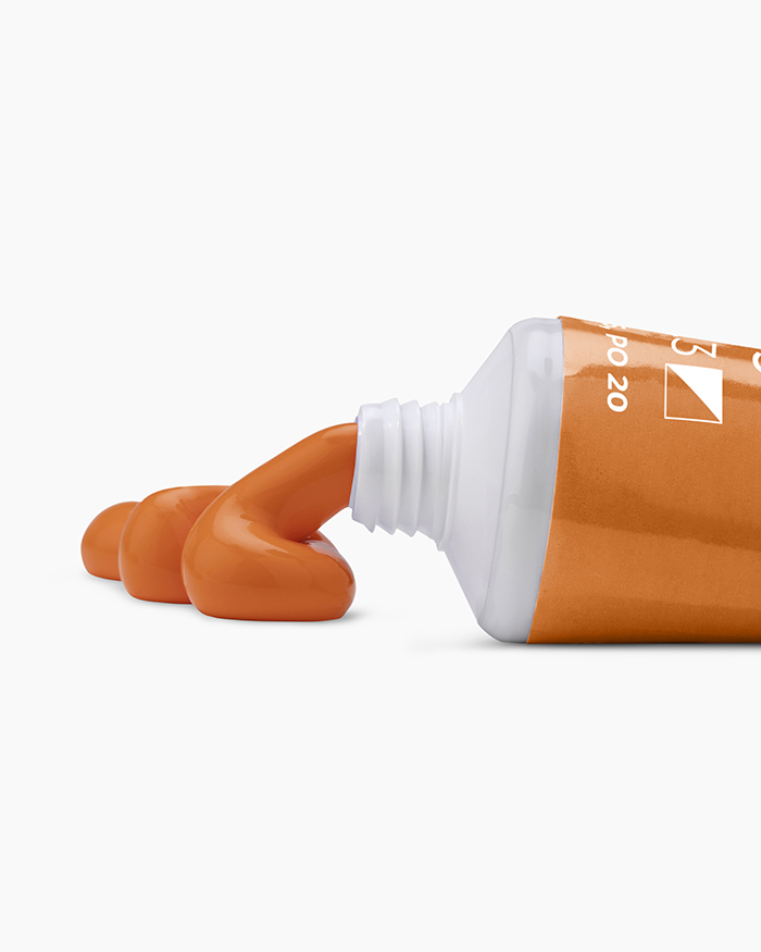 Camel Artist Acrylic Colour 120ml Cadmium Orange Sr-3 image 2