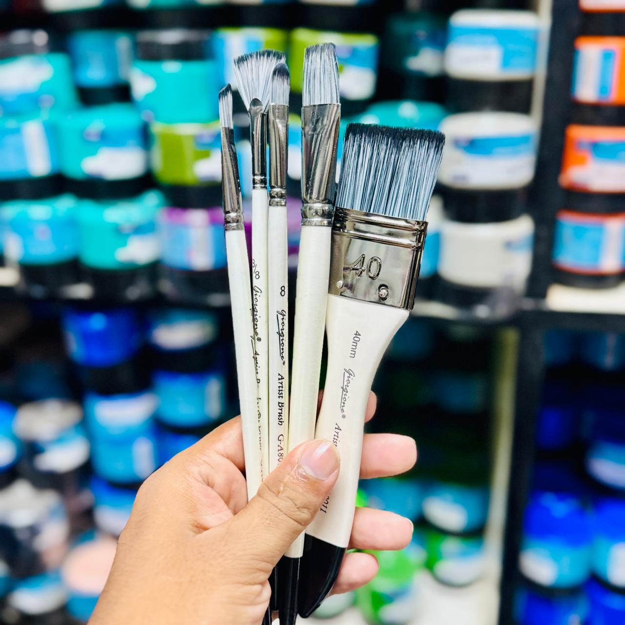 Giorgione Nylon hair Art Paint Brushes Set G-A8011 image 2