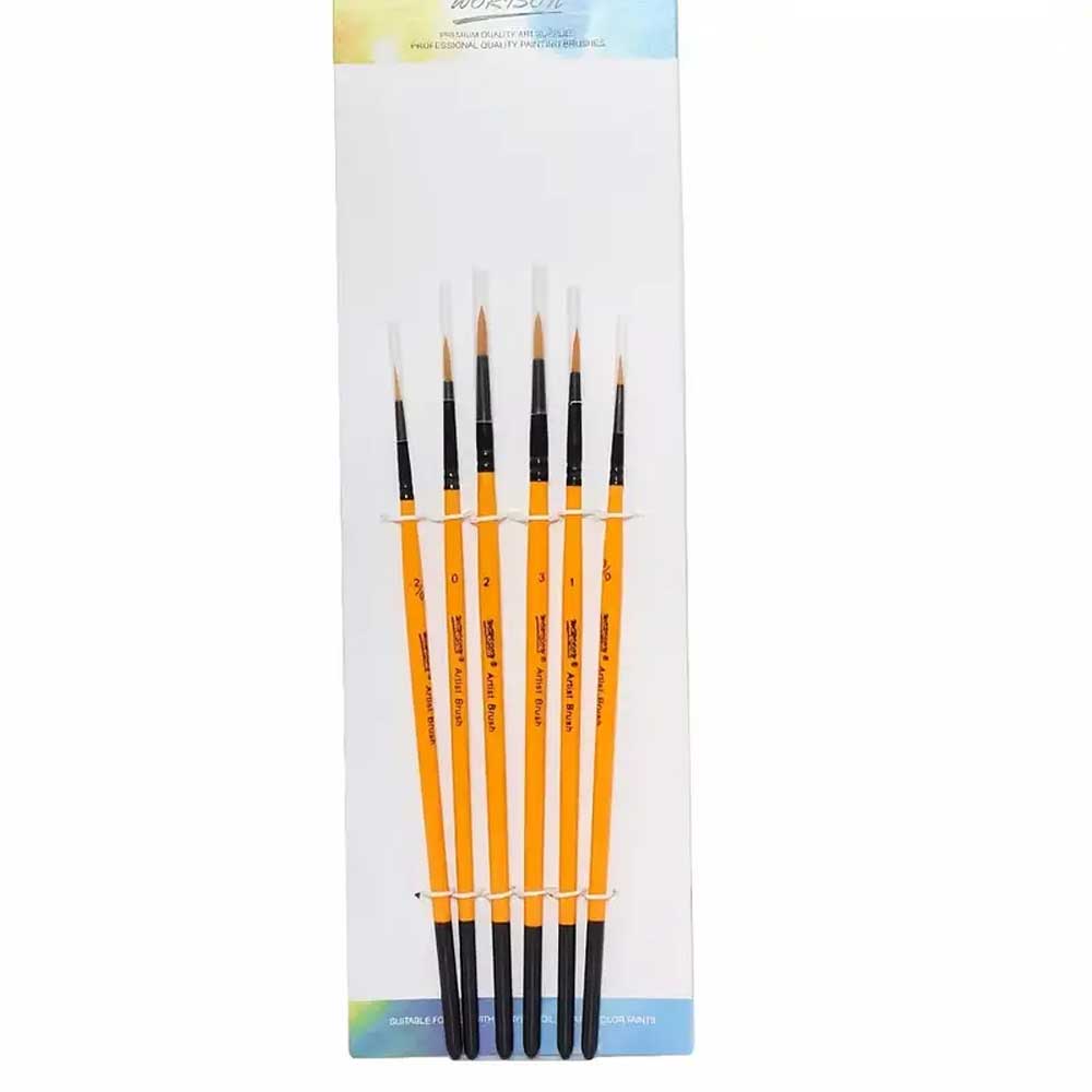 Worison Detail Paint Brush Set 6pcs image 5