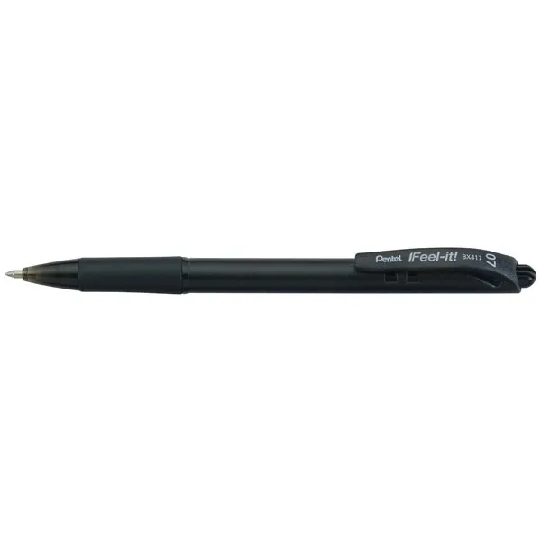 Pentel Feel-IT 0.7mm Ball Pen Black Ink image 2