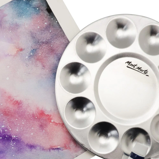 Mont Marte Aluminium Round Palette 10 Well image 3