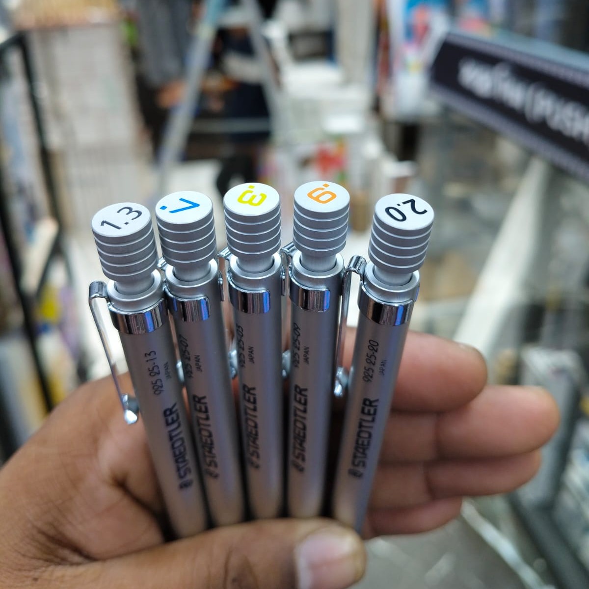 Staedtler Mechanical Pencil Silver Series 925 25 0.5MM 0.7MM 0.9MM 0.3MM 1.3MM 2.0MM image 4