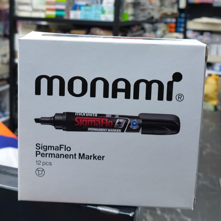 Monami Sigmaflo Liqid Chisel Permanent Marker image 3