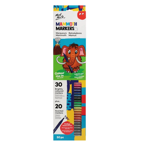 Mont Marte Mammoth Markers Set 50 Piece image 5