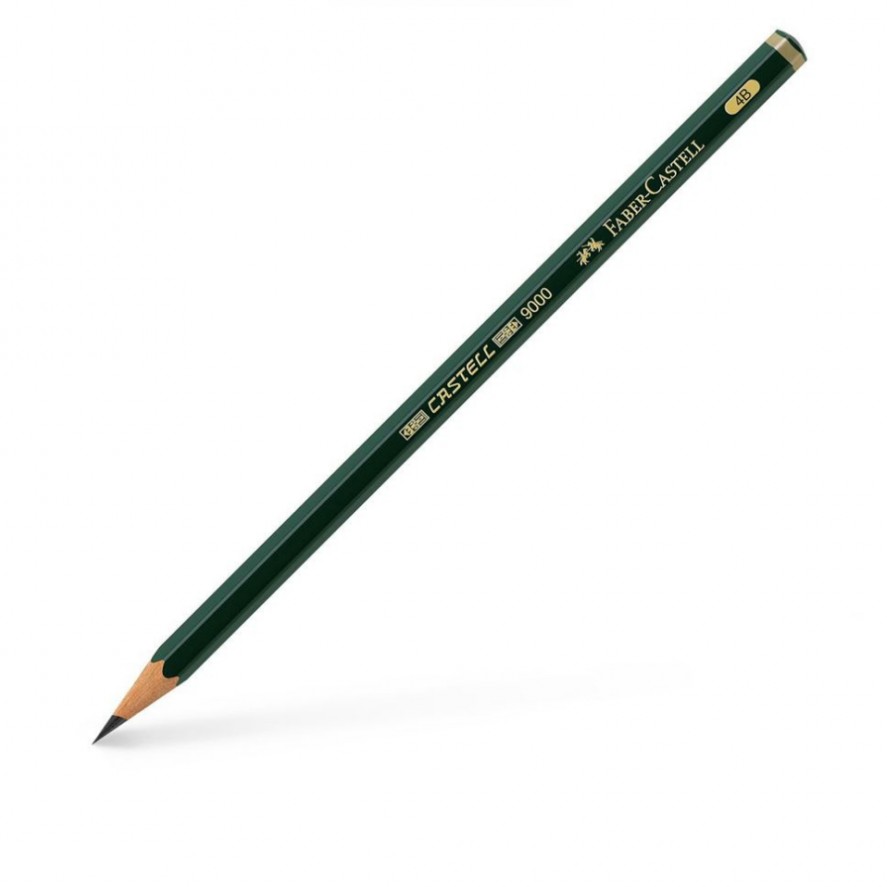 4B Faber-Castell 9000 Graphite Pencil Lead [1pes] image 2