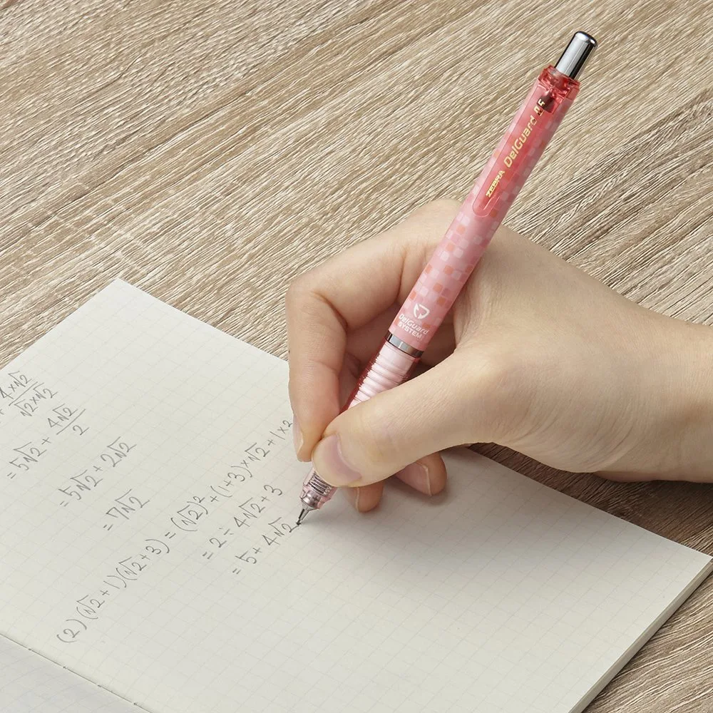 ZEBRA Unbreakable  Mechanical Pencil DelGuard 0.5mm P-MA85-N2-SQP PINK image 2