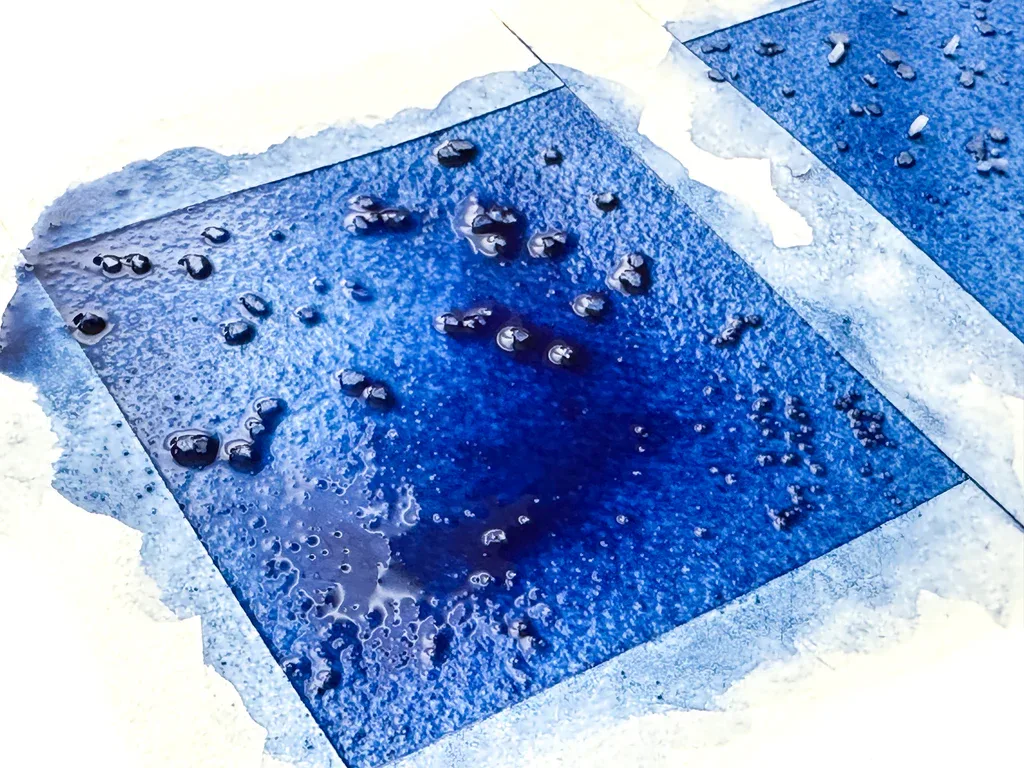 Watercolor effect coarse salt (color random) about 40 gram image 3