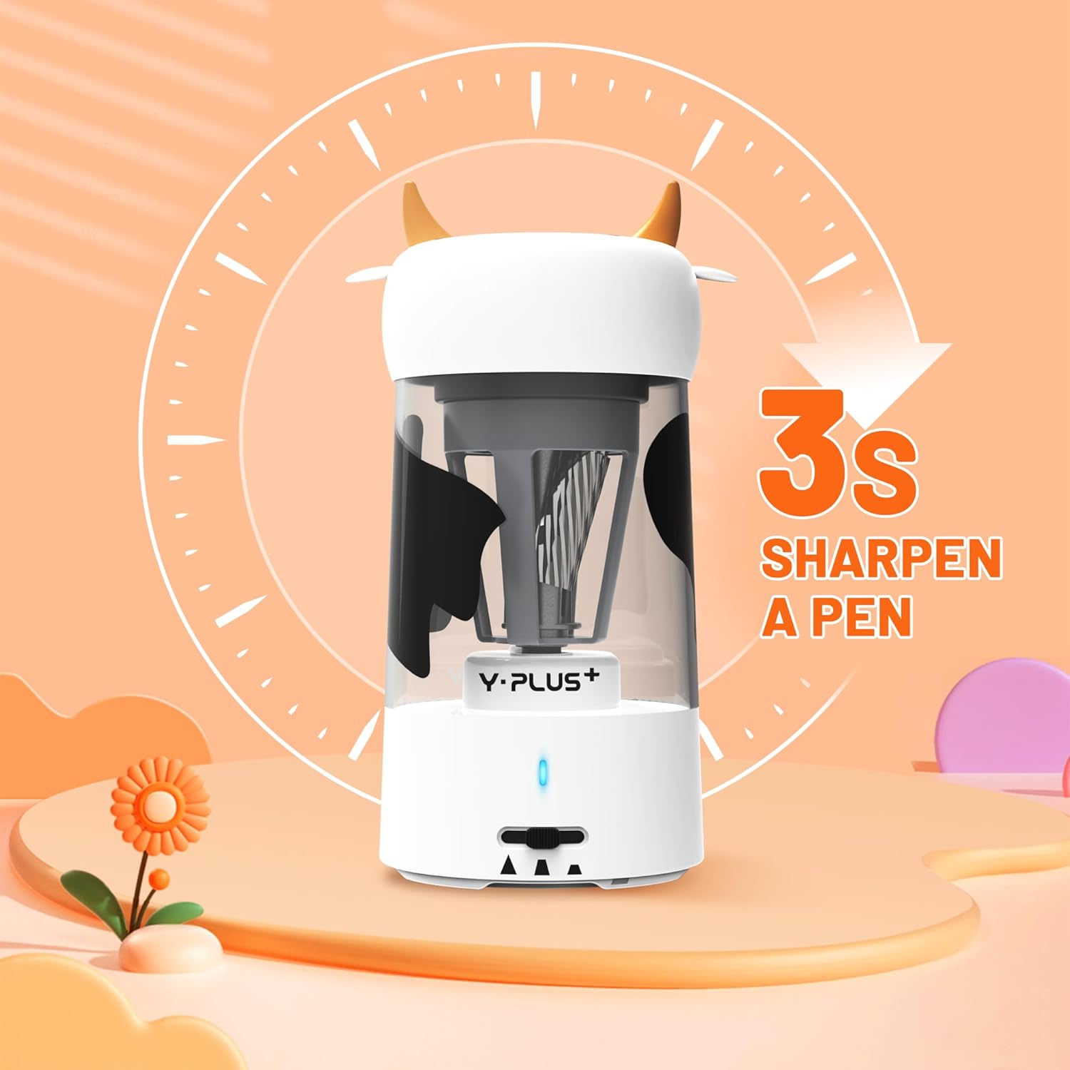 Y -PLUS  Electric Pencil Sharpener Heavy Duty image 2