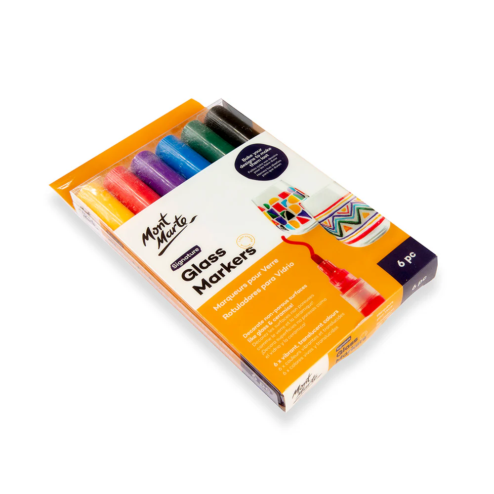 Mont Marte Glass Markers 6pc image 2