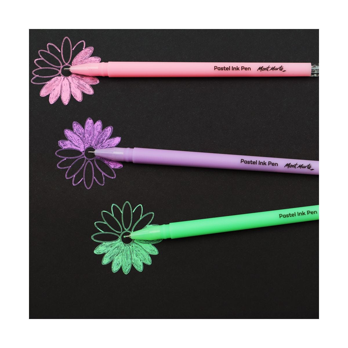Mont Marte Pastel Ink Pens Fine Tip 6pc image 6