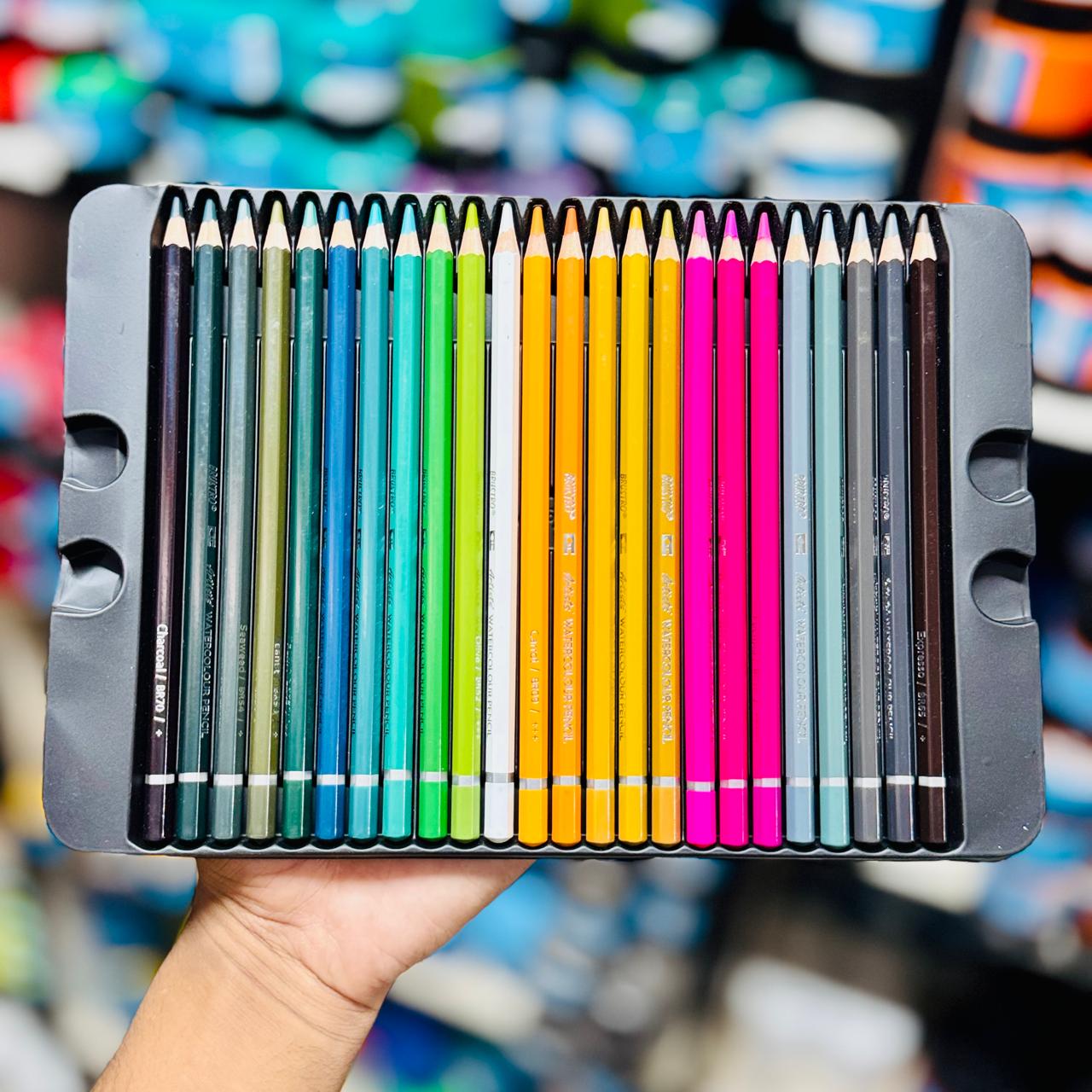 Brustro Artists Watercolour Pencil Set – 72 Colors (BRAWCP72) image 4
