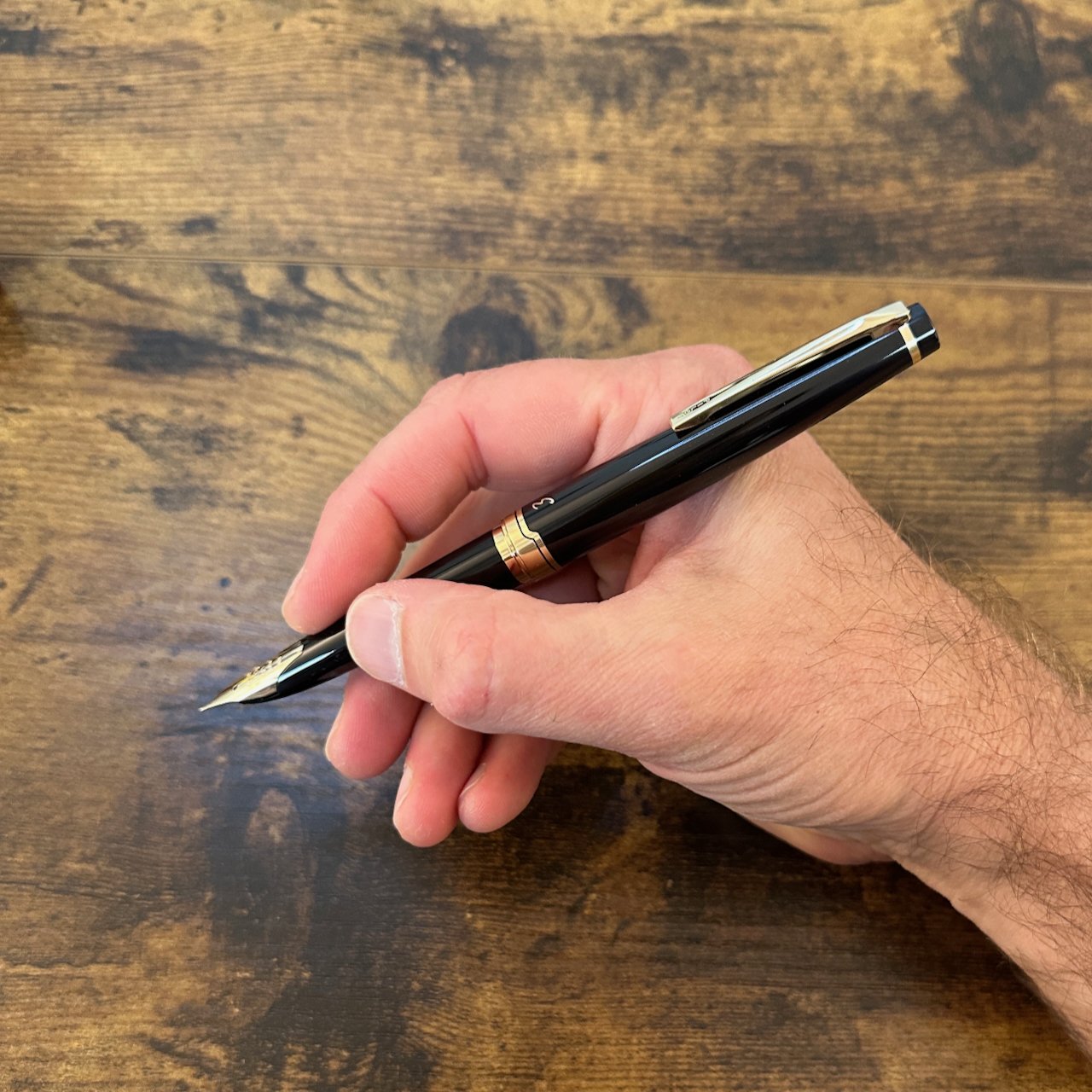 Pilot E95s Fountain Pen  - Black NIBS SIZE [F]14k gold nibs image 3
