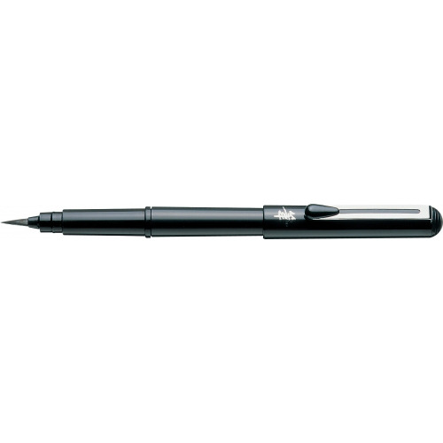 Pentel Pocket Brush Pen Black Barrel With 2PCS Refill - XGFKP-A image 2