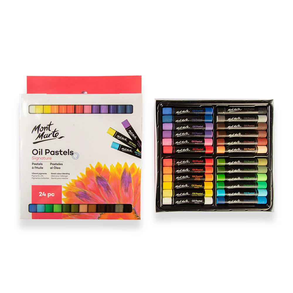 Mont Marte Oil Pastels 24pc image 2