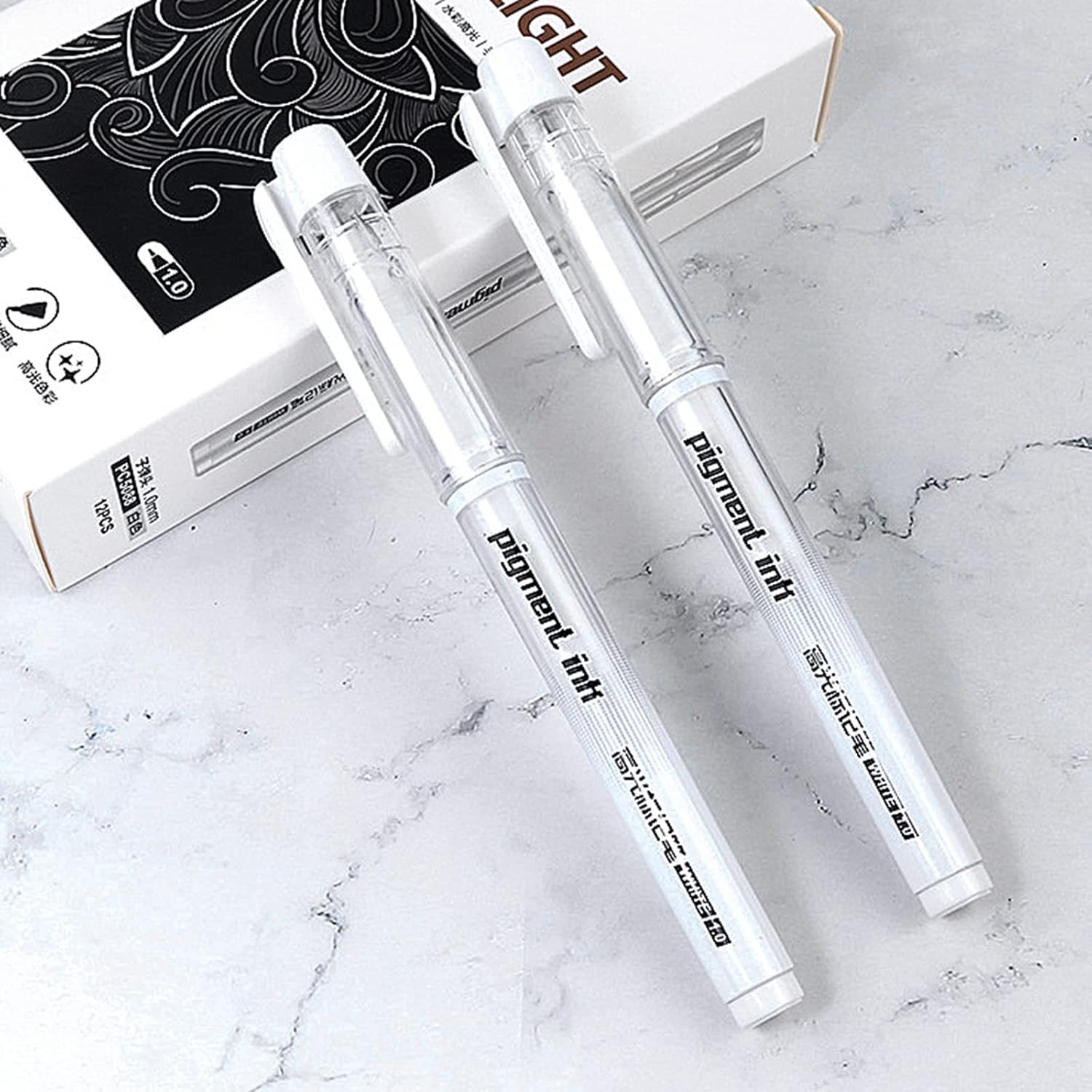 Baoke White Gel Pen 1.0 image 2