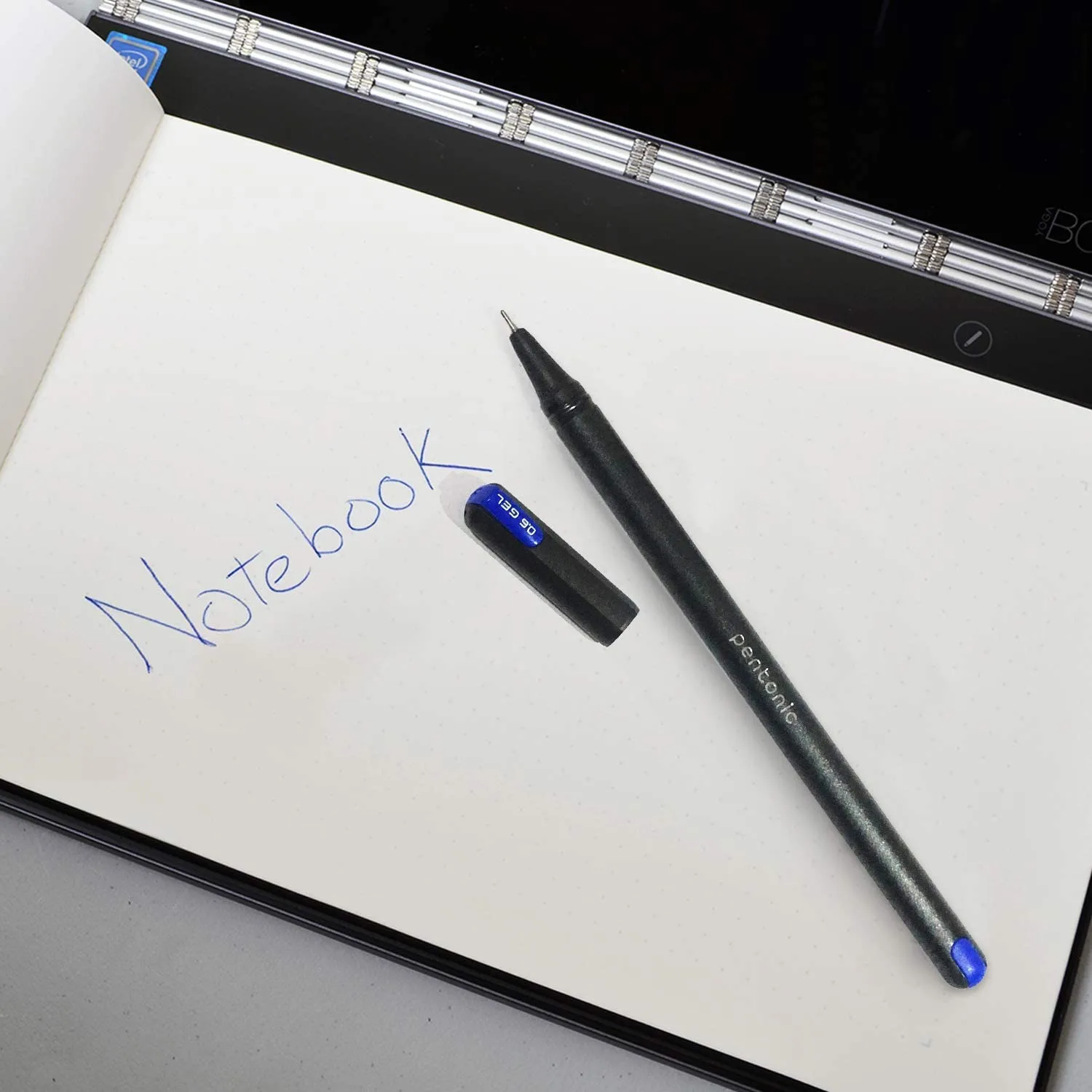 Pentonic 0.6 mm Gel Pen BLUE image 2