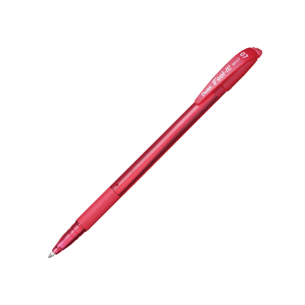 Pentel Feel-IT 0.7mm Ball Pen Red Ink image 2
