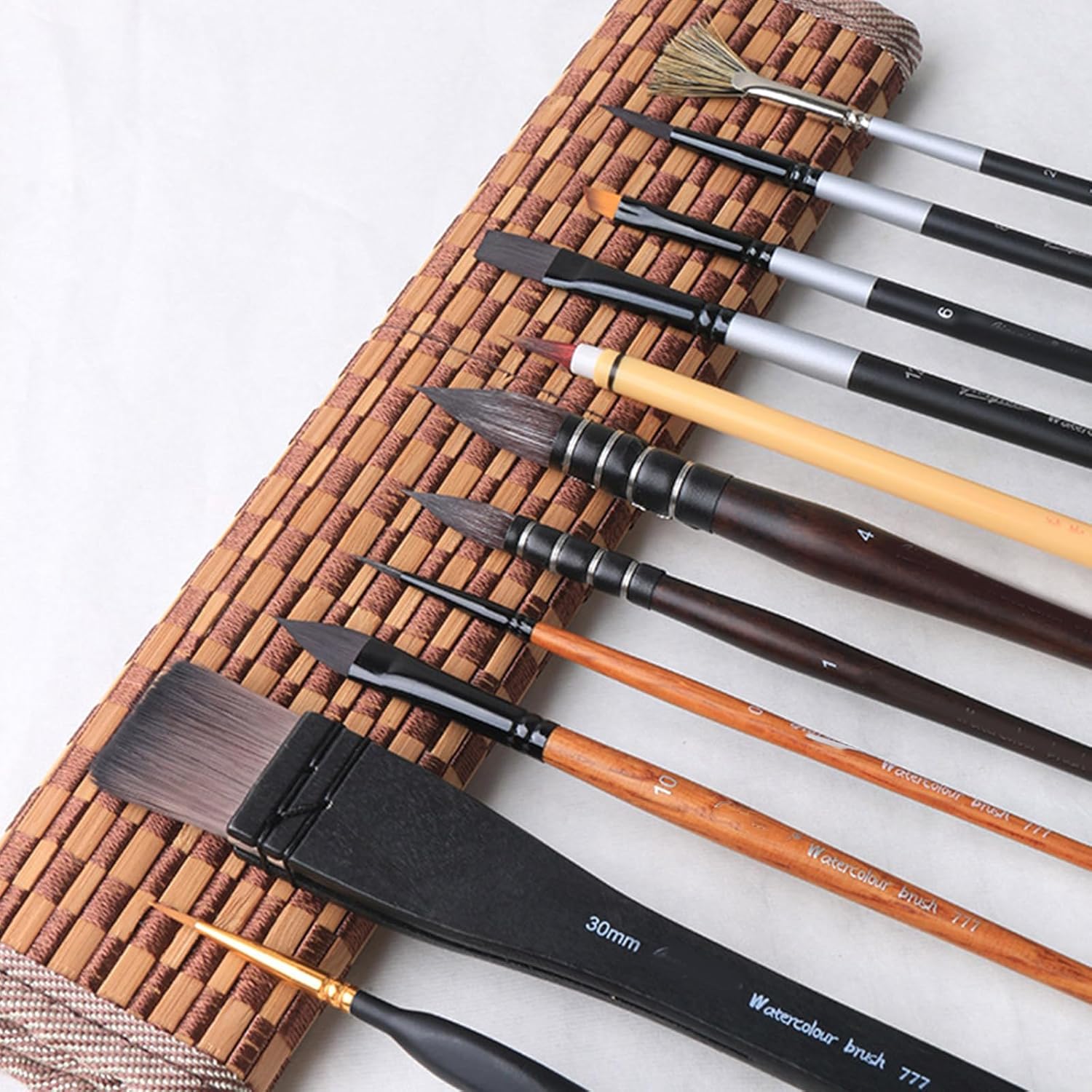Giorgione Mixed natural Squirrel Brush Set G-777 image 6