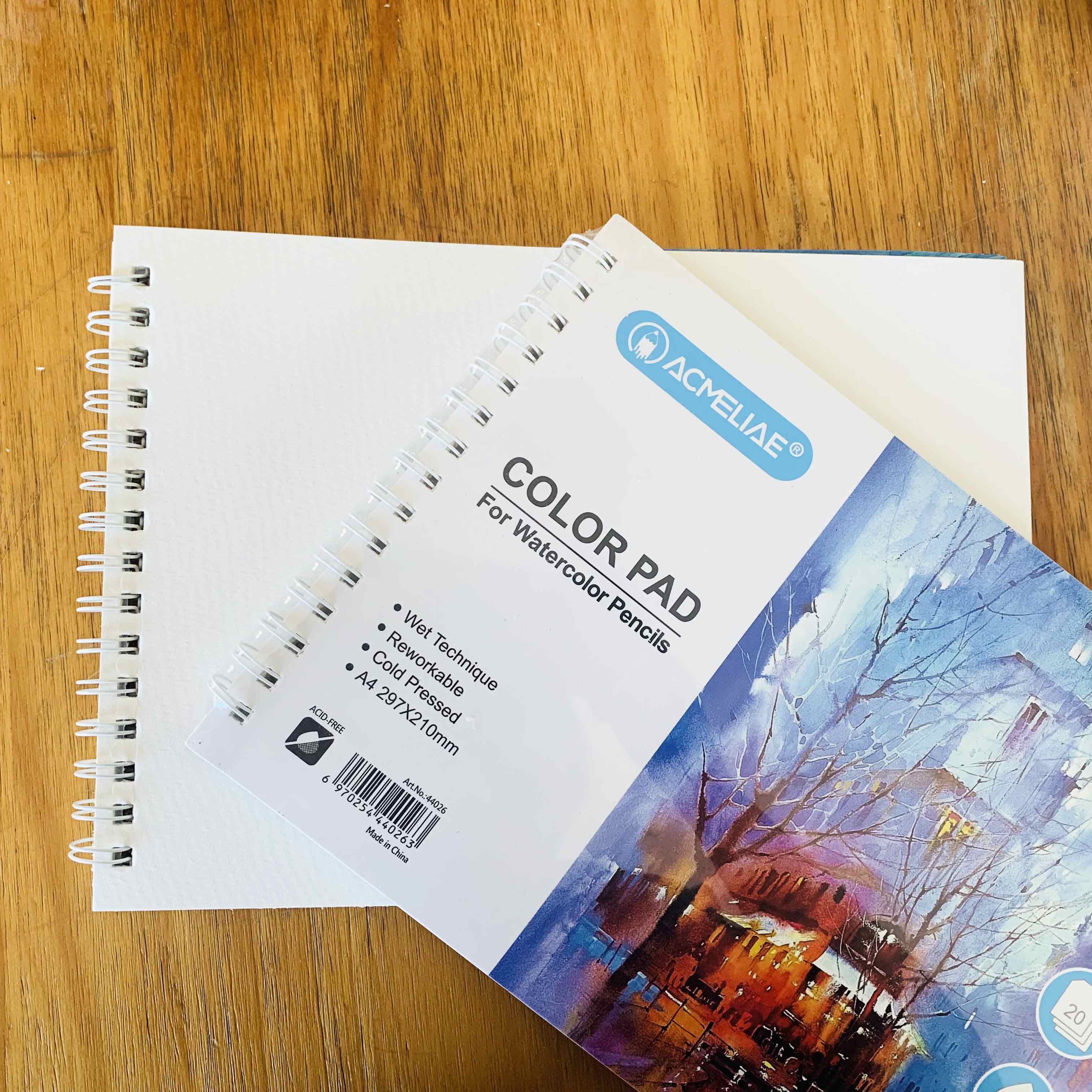 Acmeliae a4 water colour pad 220 gsm [size 8x12] image 2