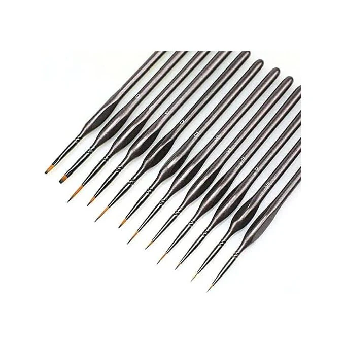 Keep Smiling Mini Detail Liner Brush Pack of 12 image 3