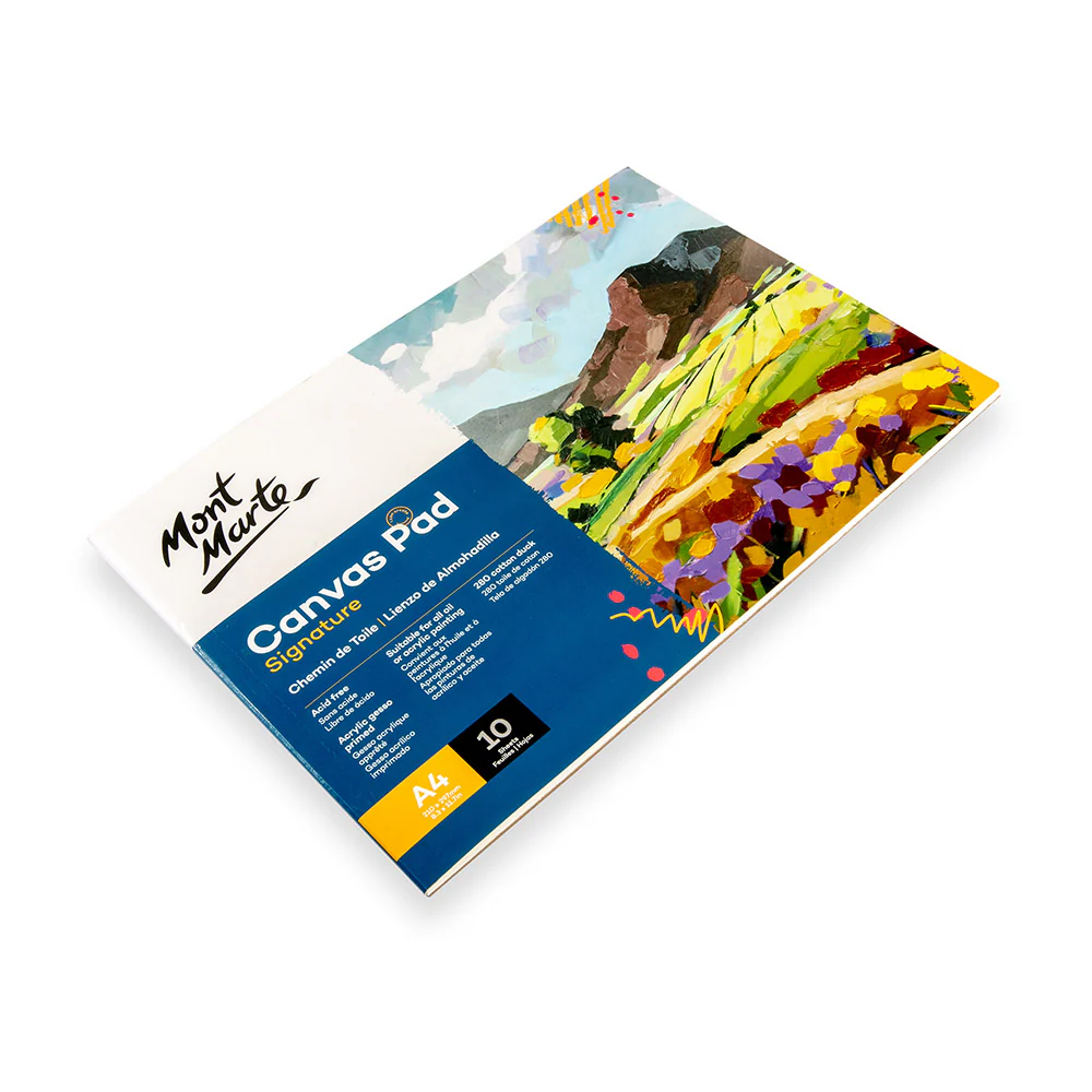 Mont Marte Canvas Pad A4 10 Sheet (8.3x11.7in) image 3