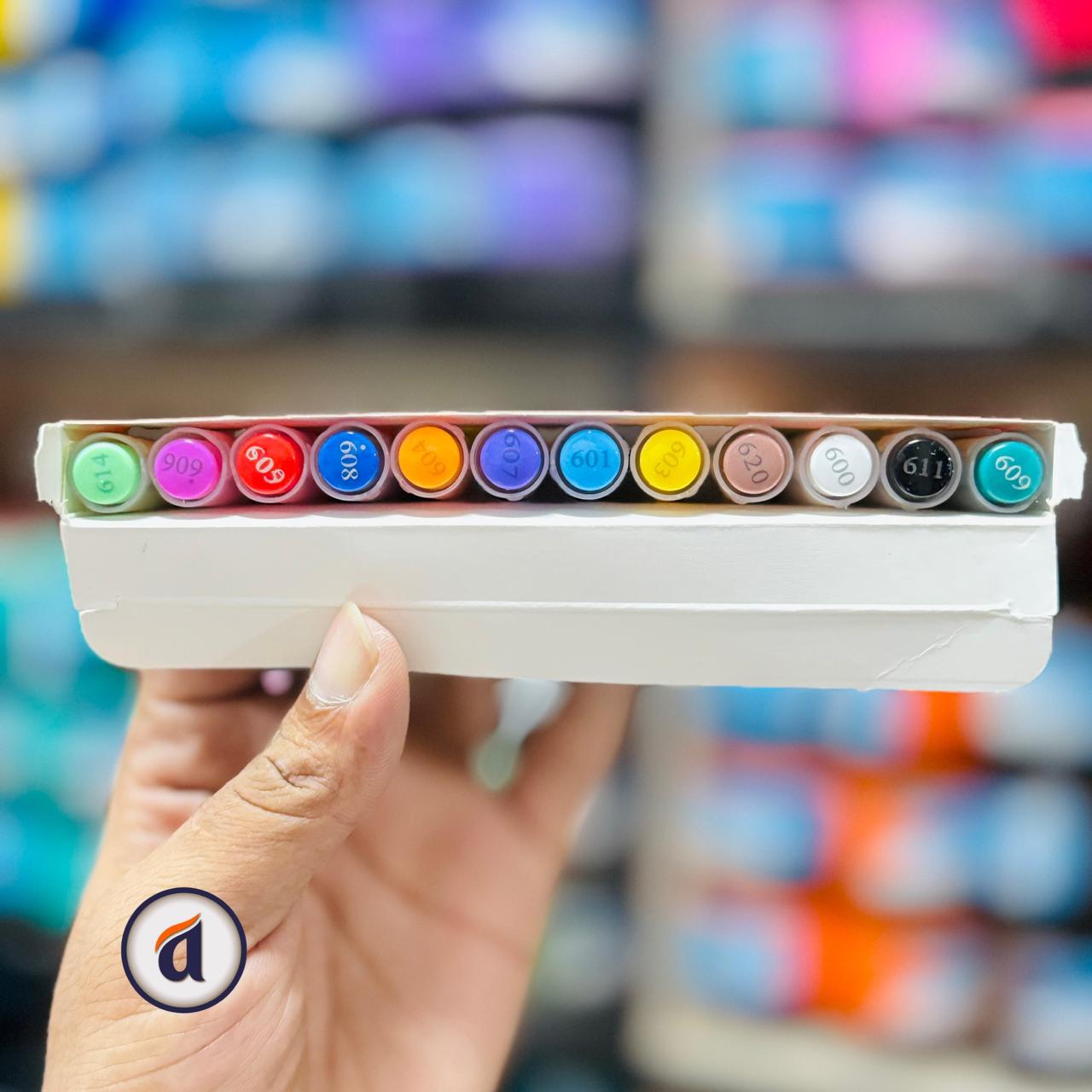 Guangna Acrylic Paint Marker 12 Colour image 3