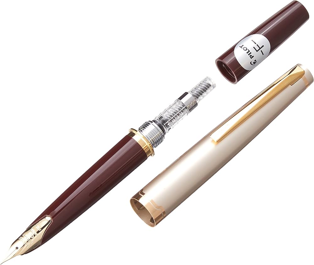 Pilot E95s Fountain Pen - Burgundy/Ivory  NIBS SIZE [F]14k gold nibs  image 3