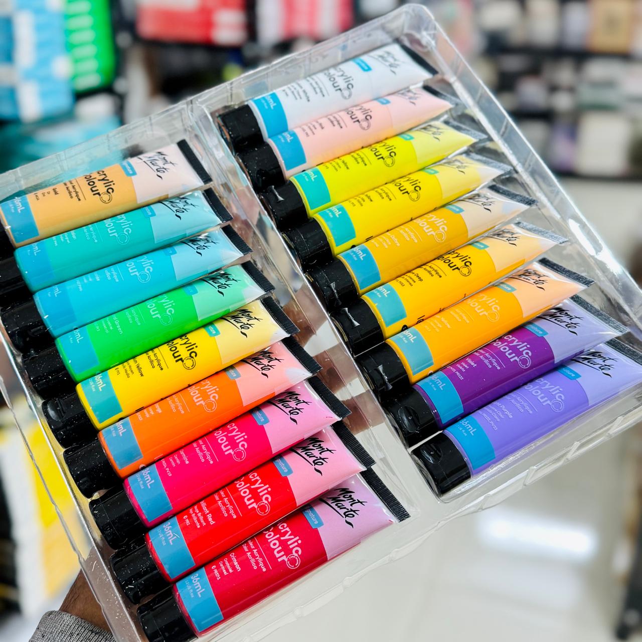 Mont Marte Acrylic Colour Paint Set 36pc x 36ml image 2