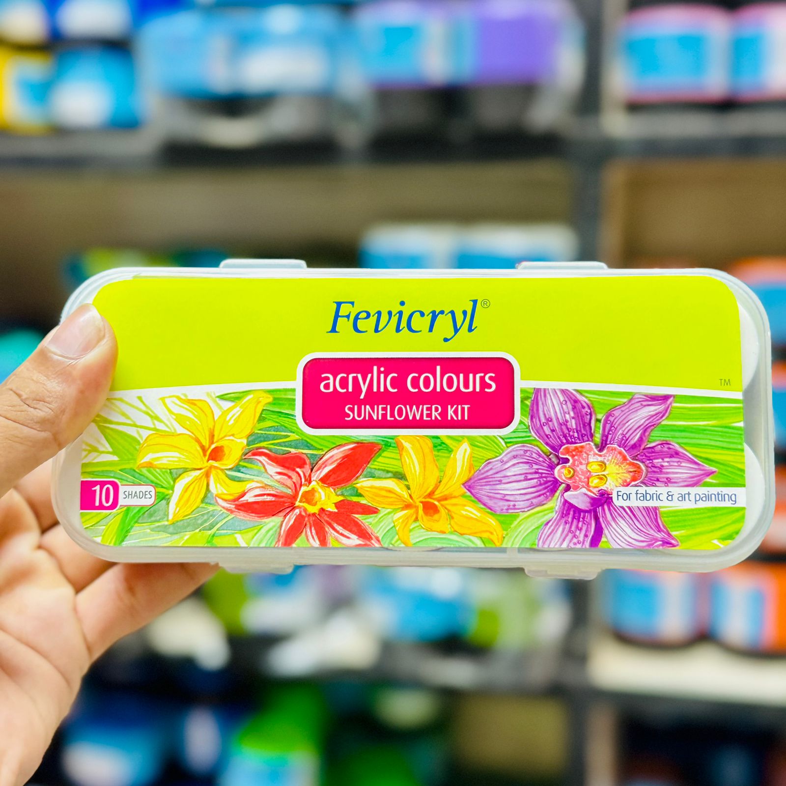 Fevicryl Acrylic Colour Sunflower Kit 10 Shades image 3