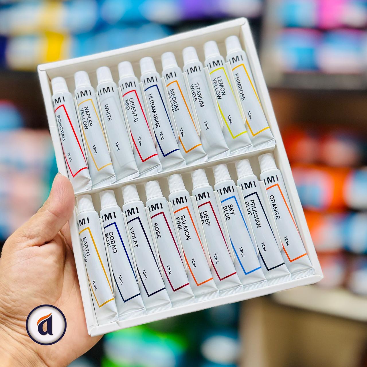 Himi Gouache Paint Set 12ml 36 Colors image 3
