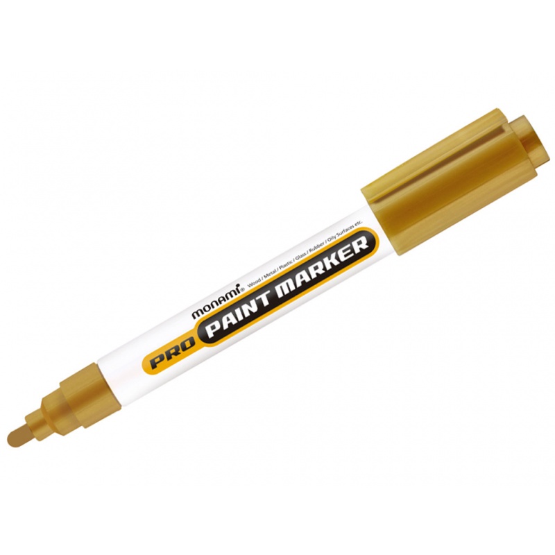 Monami Pro Paint Marker 2mm Bullet Gold image 2