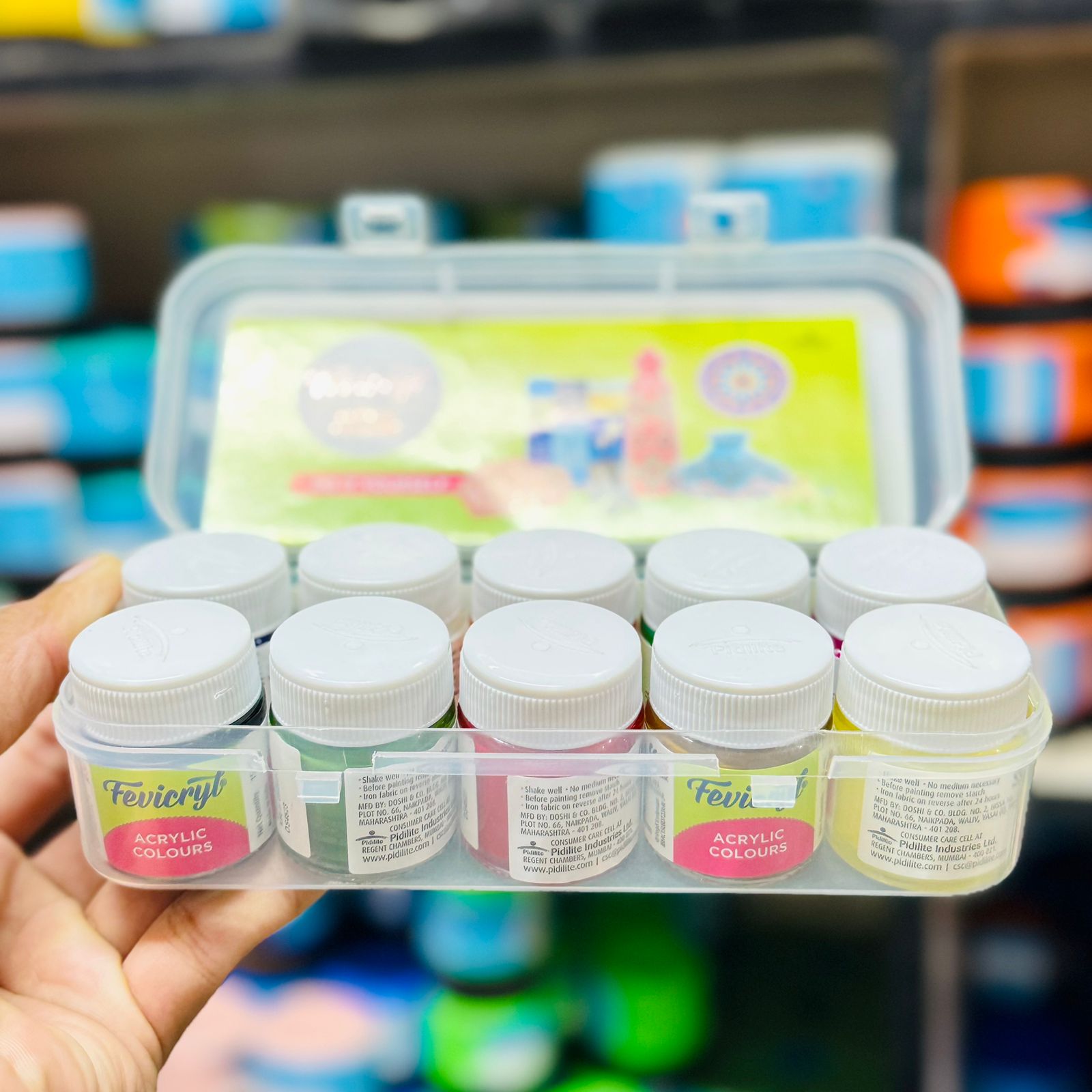 Fevicryl Acrylic Colour Sunflower Kit 10 Shades image 6