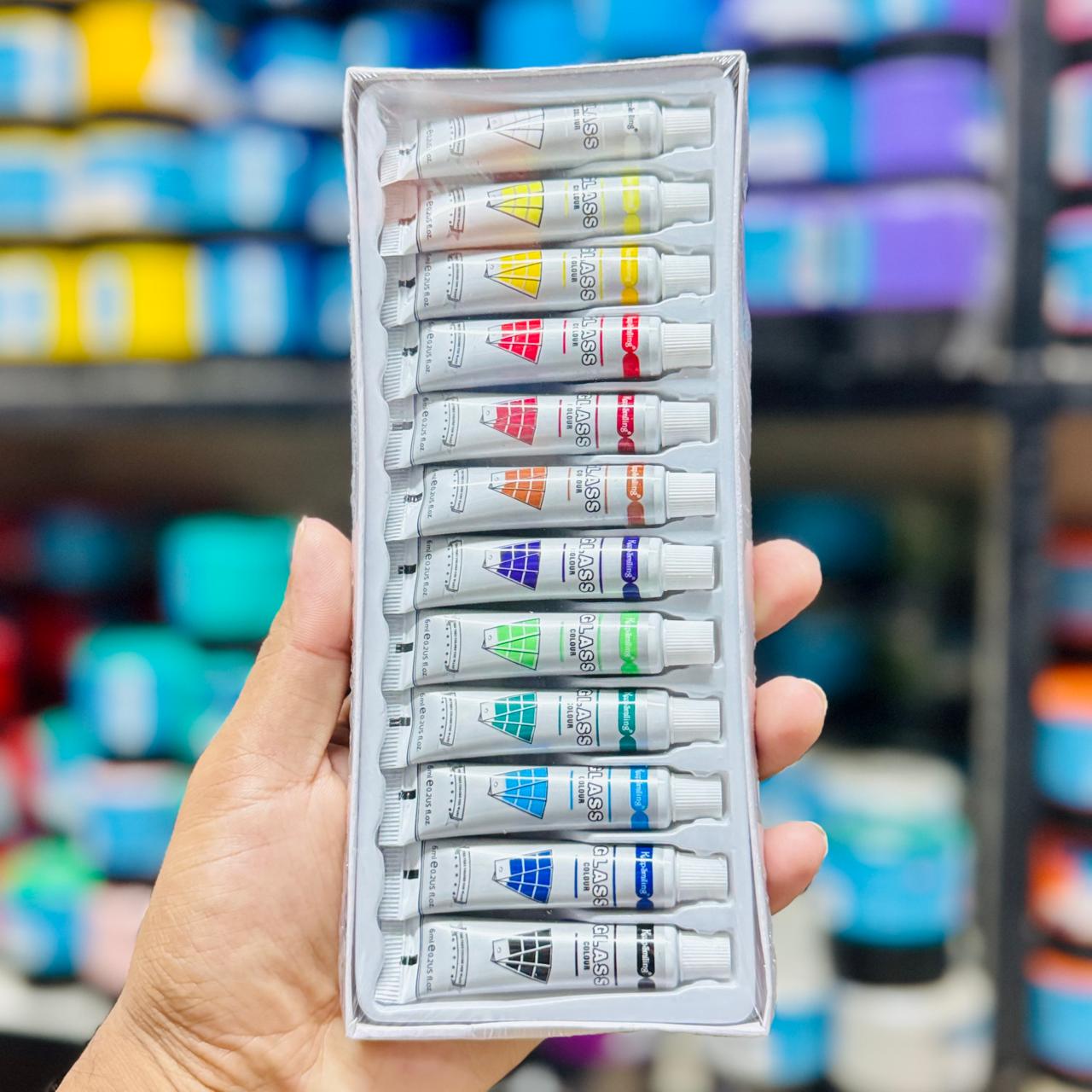 Keep Smiling Glass Paint Set 6ml 12ps image 2