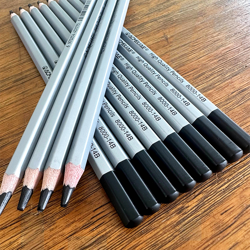 Acmelia drawing pencil 14B 1pes image 2