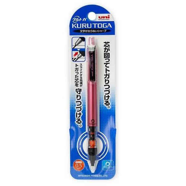 Uni Mechanical Pencil, Kuru Toga Standard Model 0.5mm M5-452 1P PINK image 2