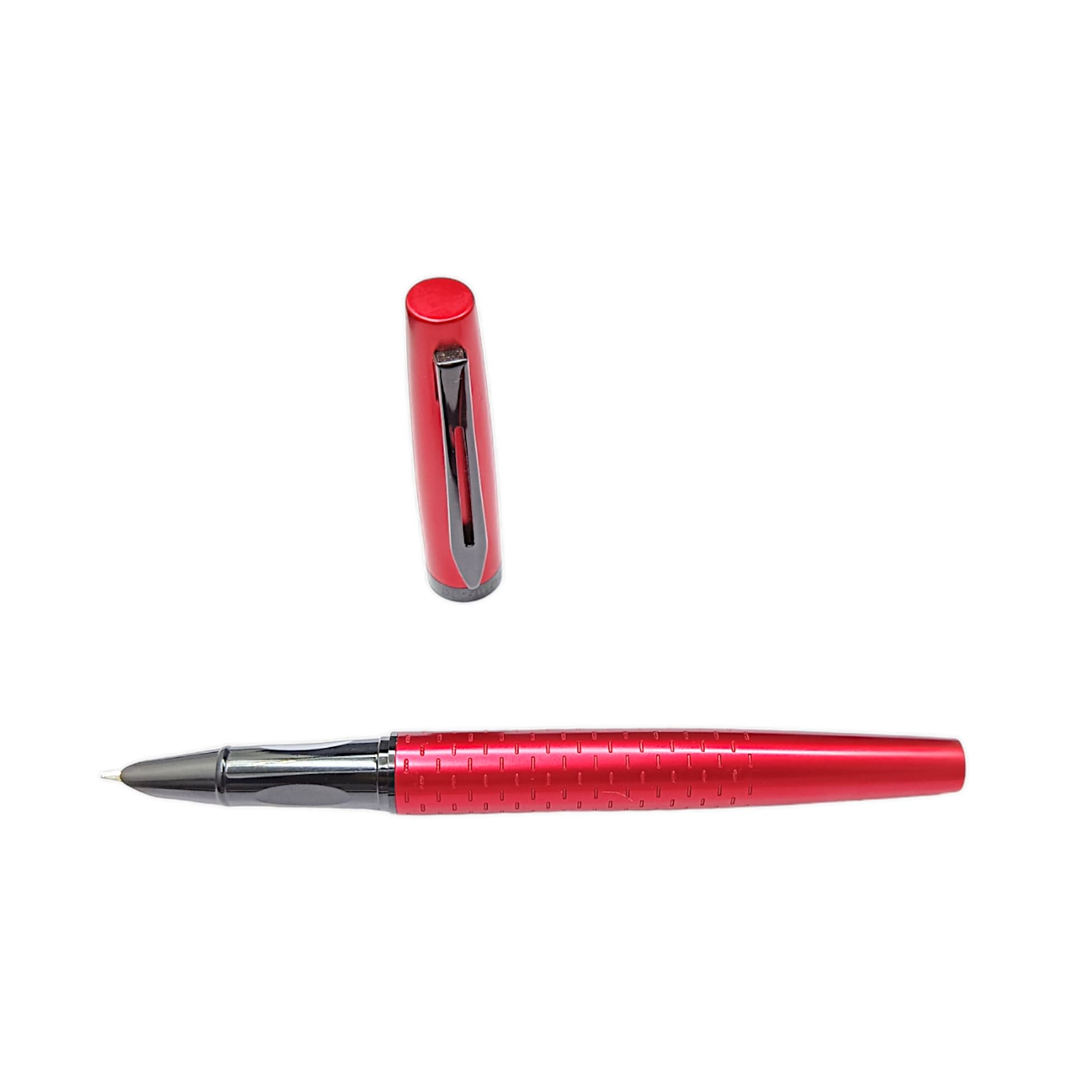 Ledos Dikawen 8076 Imperial Red Metal Body Fountain Pen image 3
