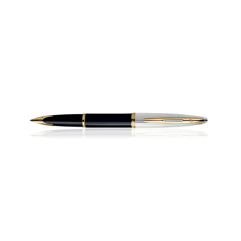 Waterman Carene Deluxe Black GT Fountain Pen – 18Kt Gold Medium Nib image 3