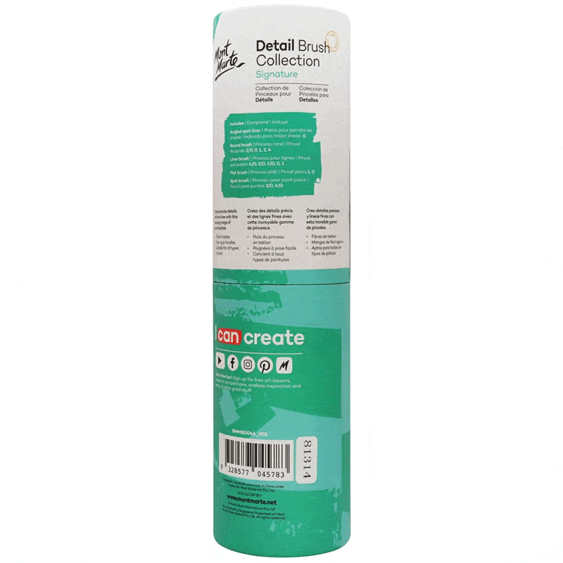 Mont Marte Detail Brush Collection 15pc image 7